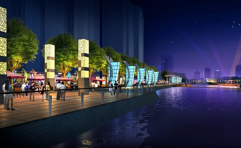 秦皇岛市护城河景观改造